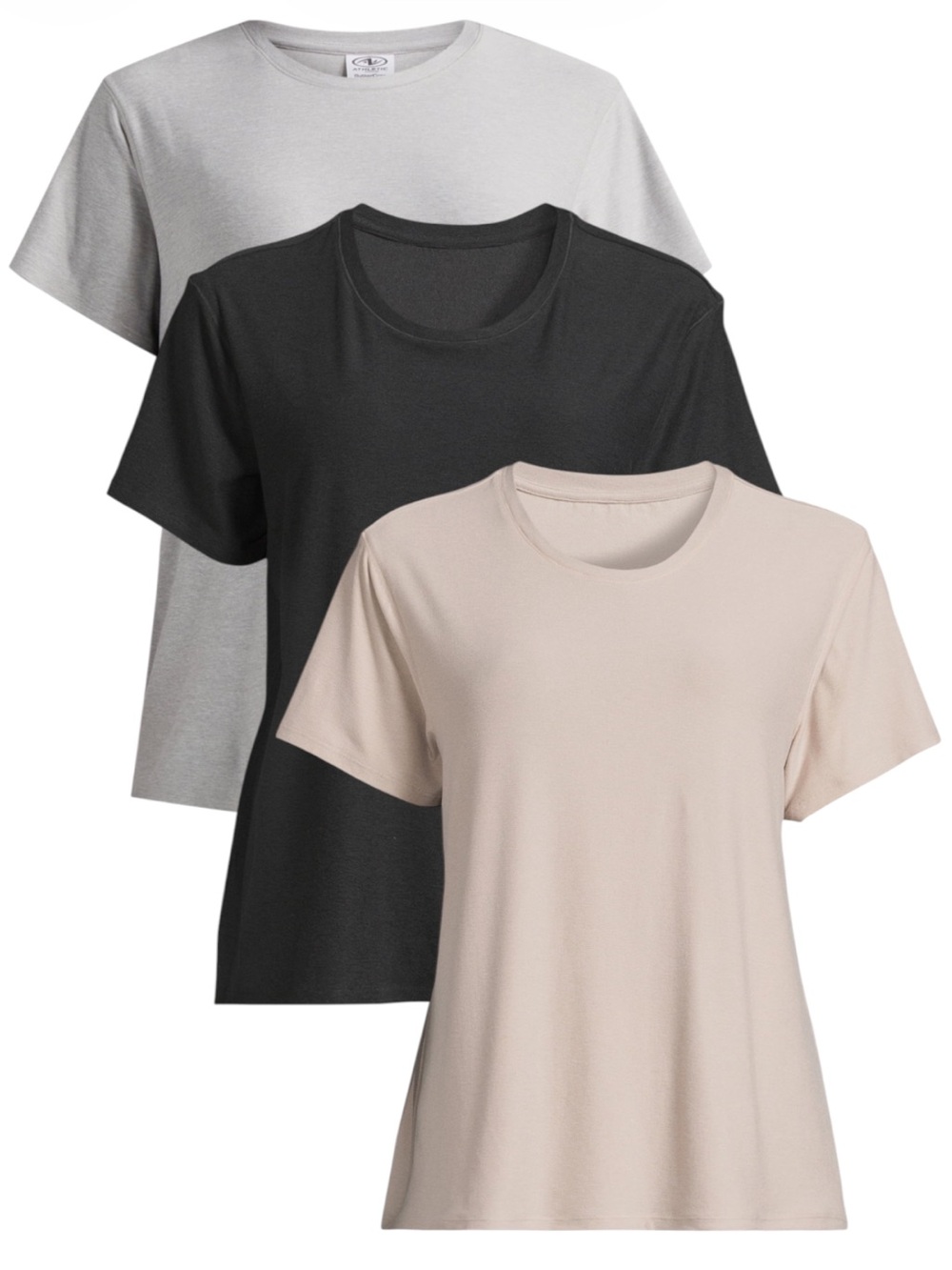 ATHLETIC WORKS ButterCore Short Sleeve Tees (Set of 3)